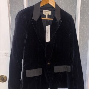 Current/Elliot Black Velvet Blazer